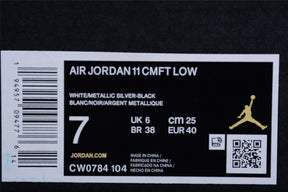 Air Jordan 11 AJ11 CMFT - White/Black