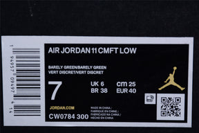 Air Jordan 11 AJ11 CMFT Low - Barely Green