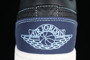 Air Jordan 1 AJ1  Low Snake Skin - Blue