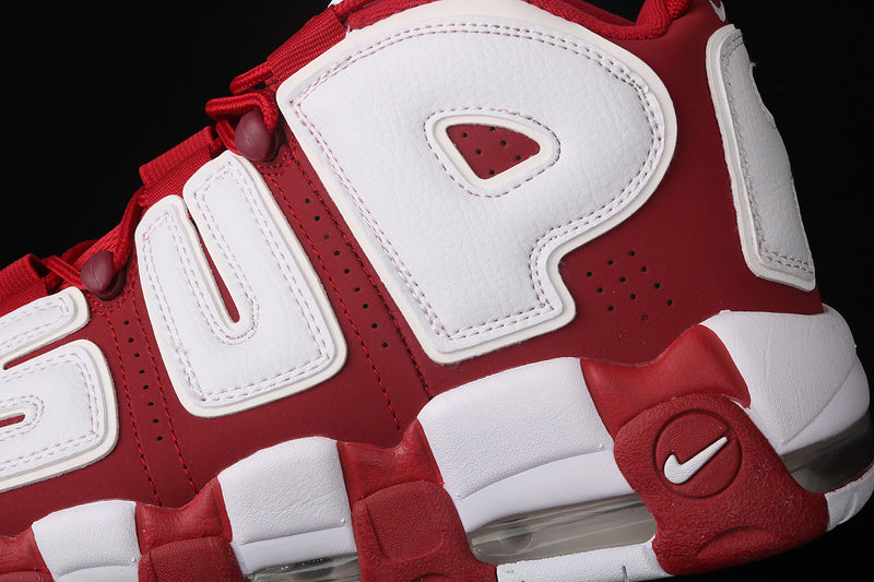 NikeMens Supreme x Air More Uptempo - Red