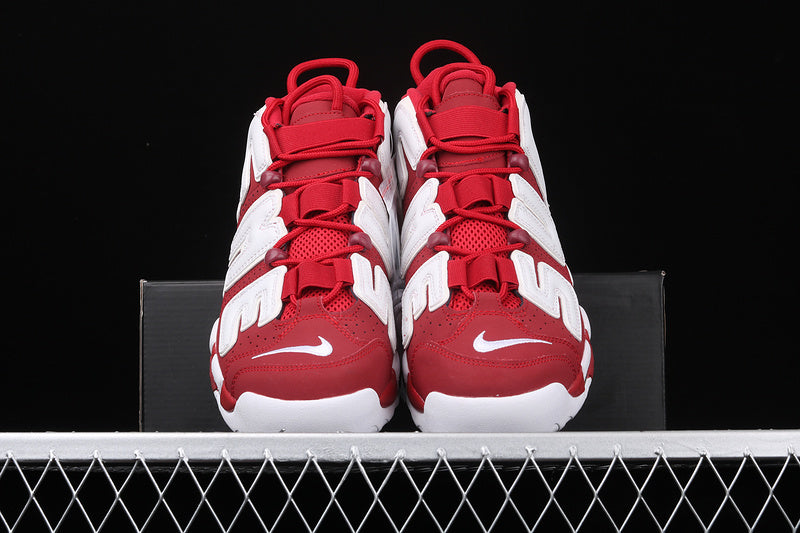 NikeMens Supreme x Air More Uptempo - Red