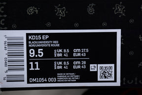 NikeMens KD 15 EP - Bred