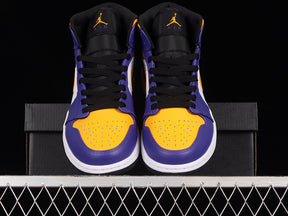 Air Jordan 1 AJ1 Mid - Lakers