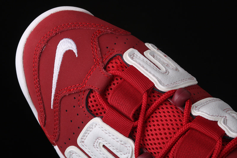 NikeMens Supreme x Air More Uptempo - Red