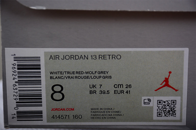 Air Jordan 13 AJ13- Wolf Grey