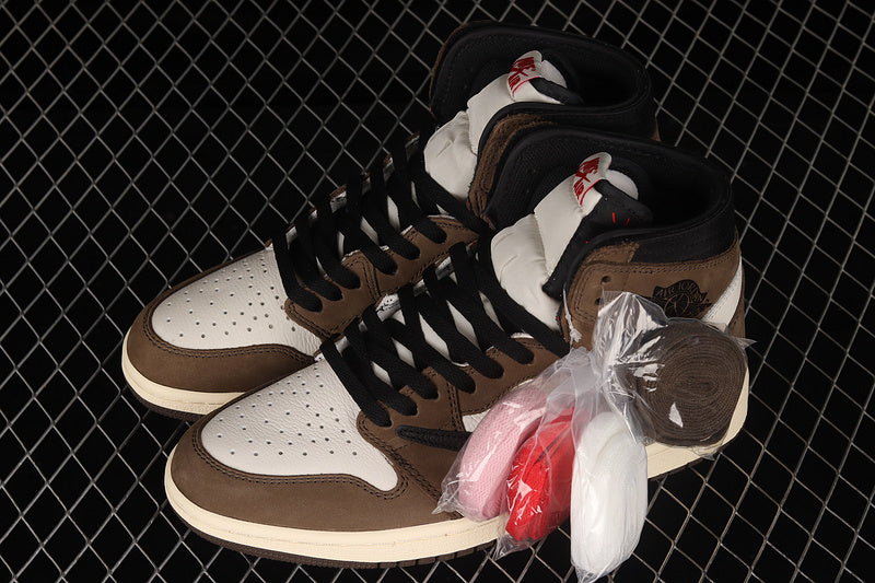 Air Jordan 1 AJ1 High x Travis Scott High - Dark Mocha