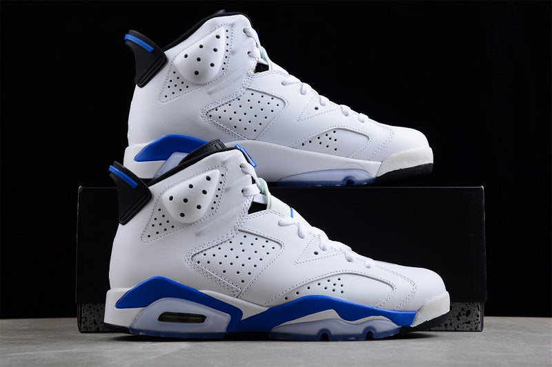 Air jordan 6 retro sport blue new arrivals