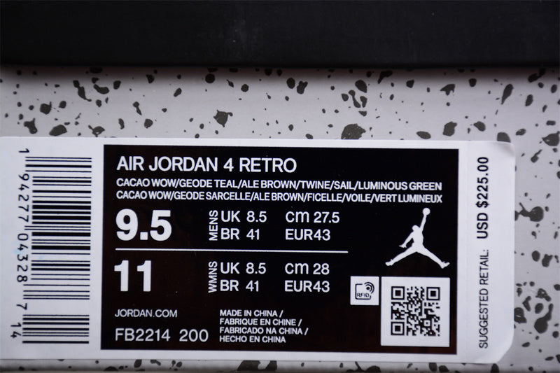 Air Jordan 4 AJ4 Retro - Cacao Wow