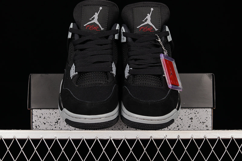 Air Jordan 4 AJ4 - Black Canvas