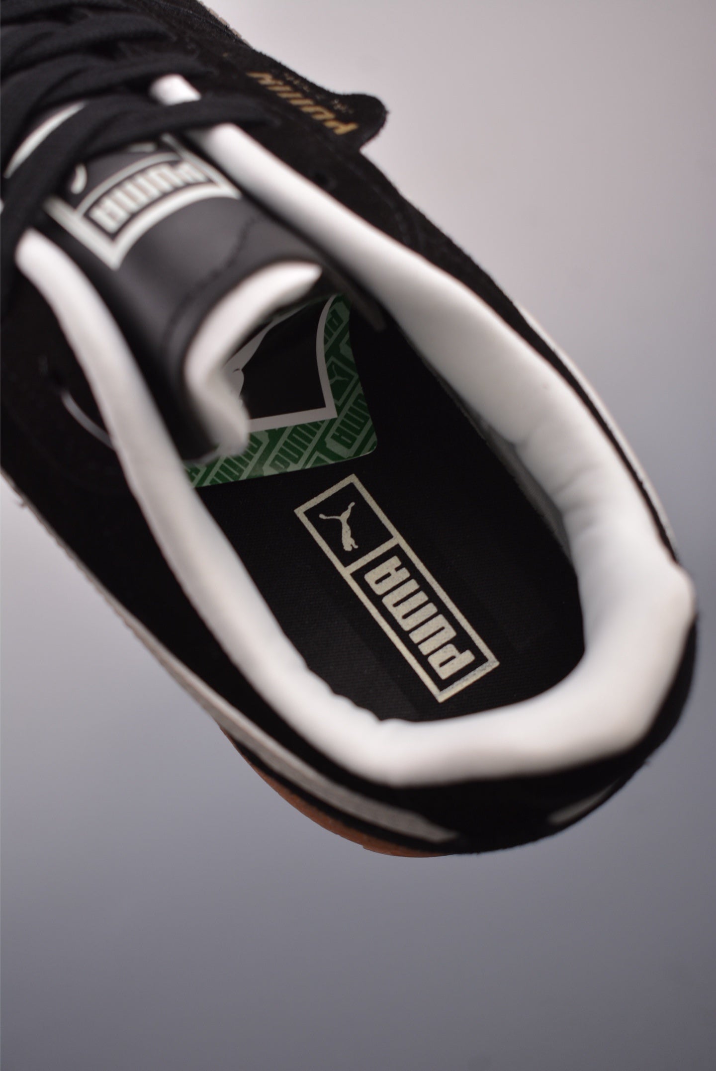 PumaUnisex Palermo Leather - "Black Feather/Grey Gum"