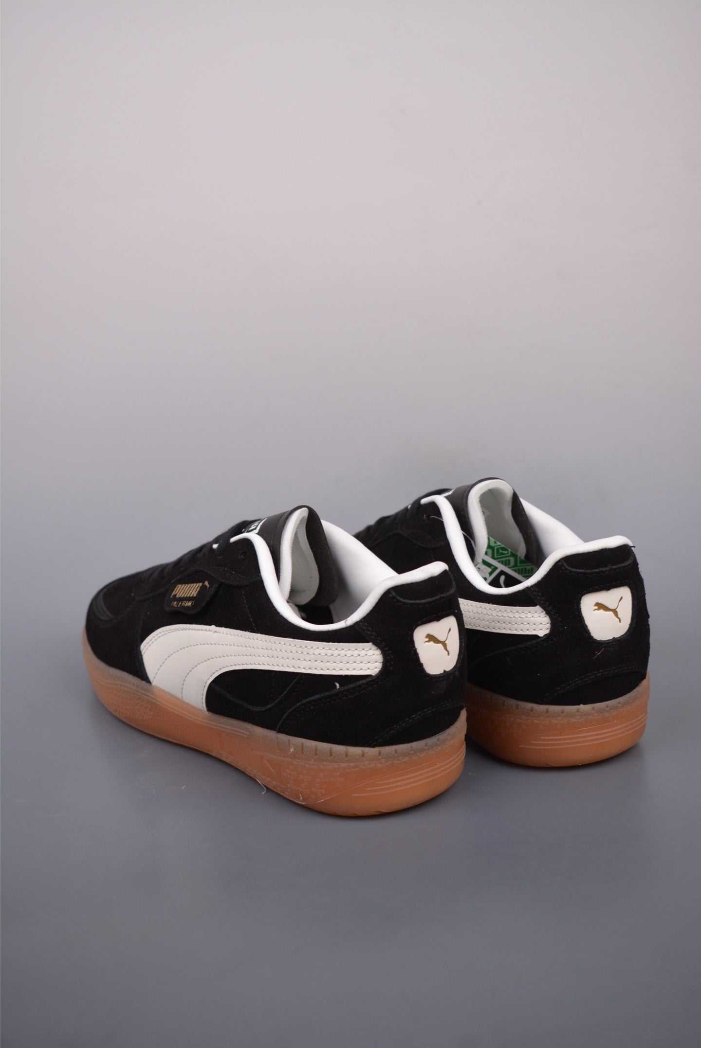 PumaUnisex Palermo Leather - "Black Feather/Grey Gum"