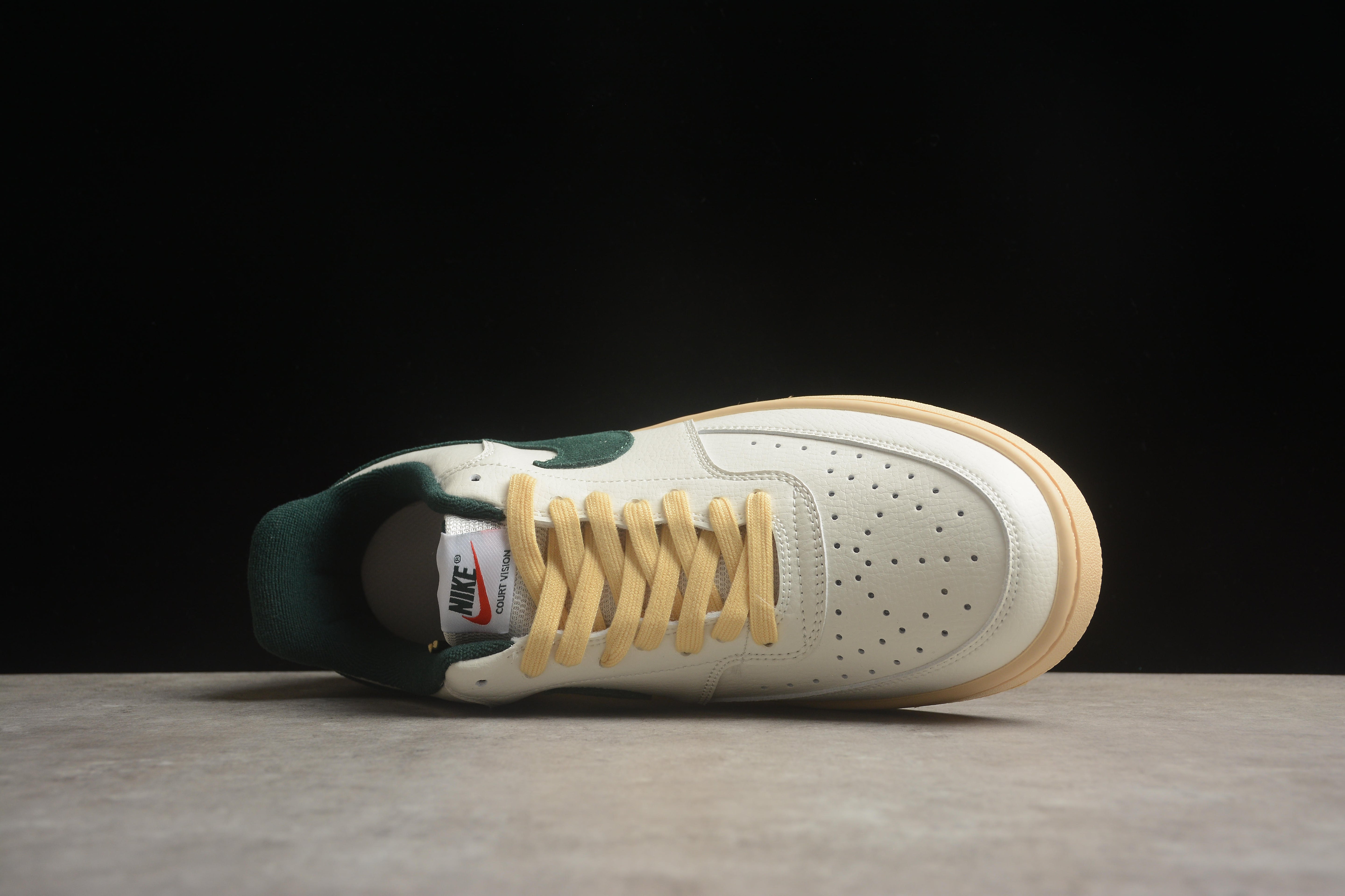 NikeMens Court Vision Low - White/Green