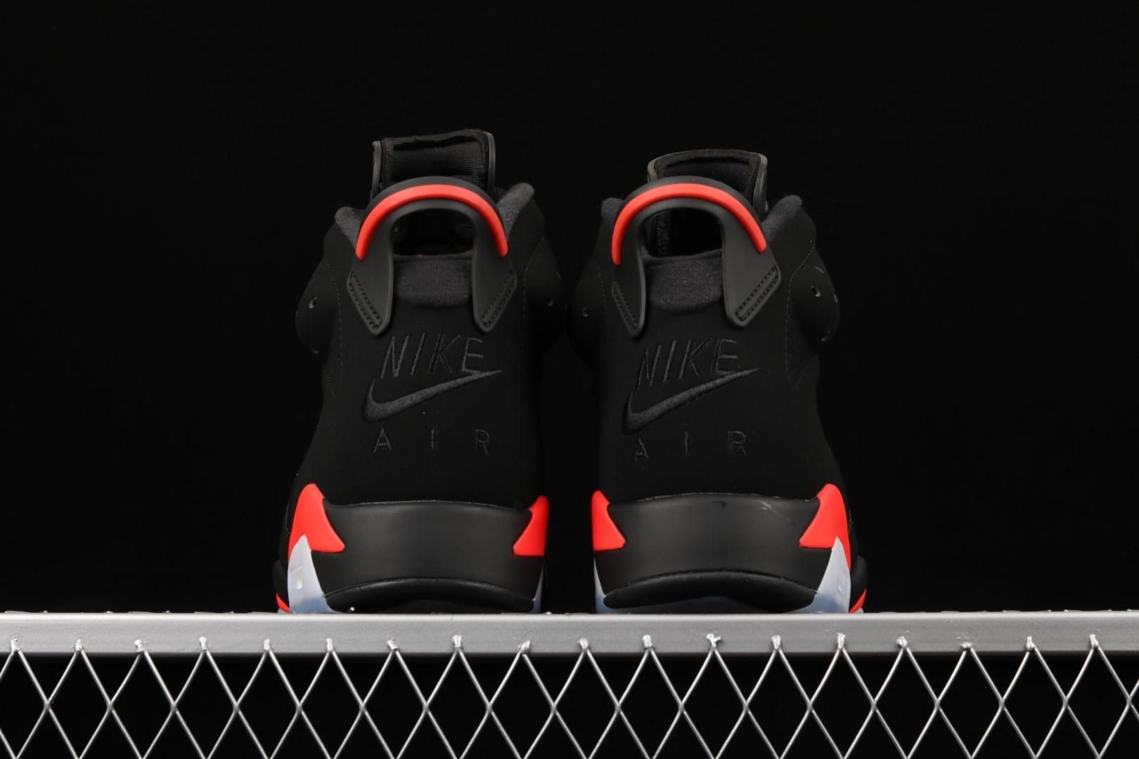 Air Jordan 6 AJ6 Retro Black - Infrared