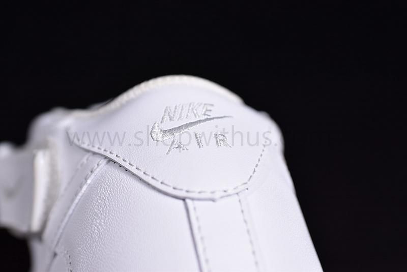 (Real Leather) NikeWMNS Air Force 1 AF1 MID - All White