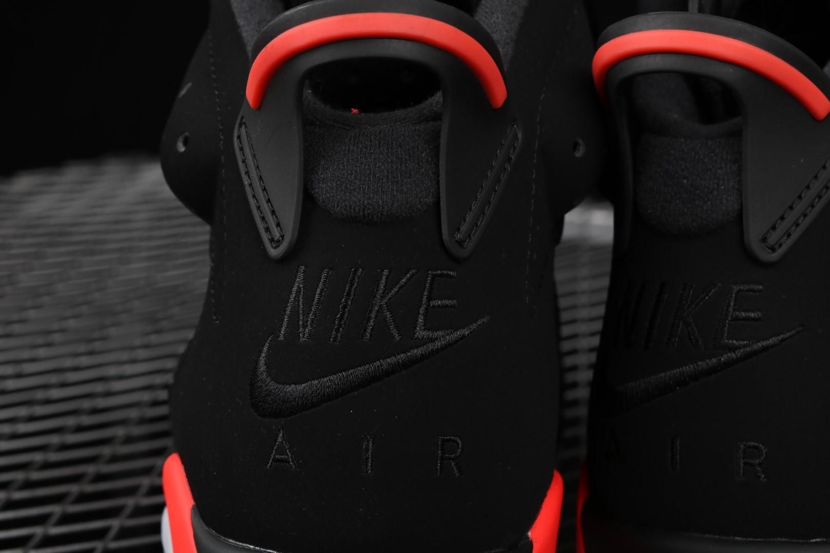 Air Jordan 6 AJ6 Retro Black - Infrared