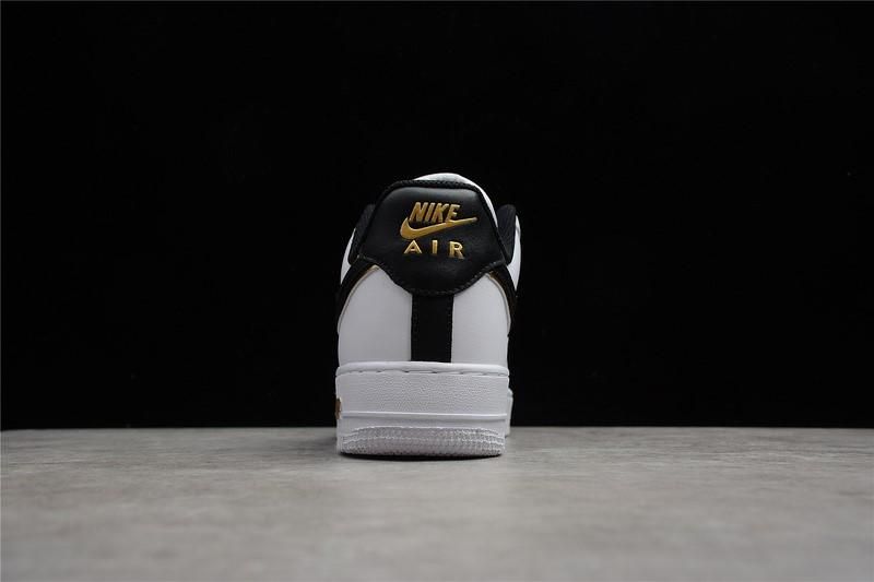 NikeWMNS Air Force 1 AF1 Low - Double Swoosh White/Metallic Gold