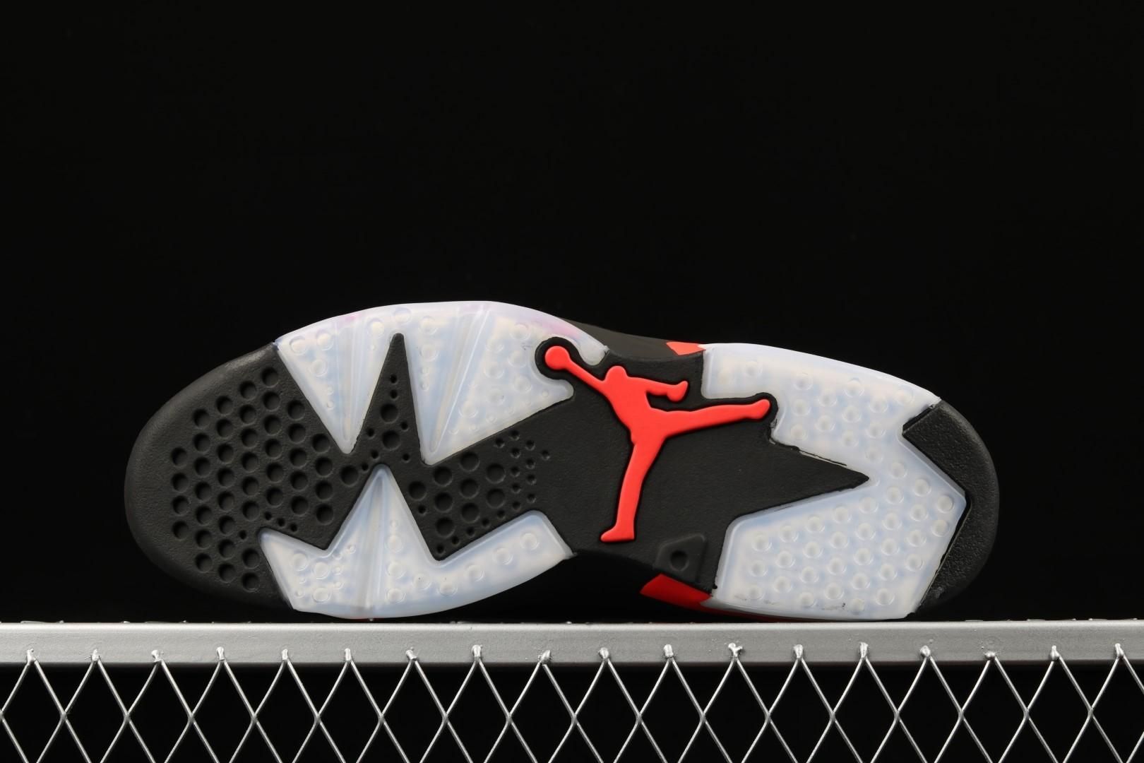 Air Jordan 6 AJ6 Retro Black - Infrared