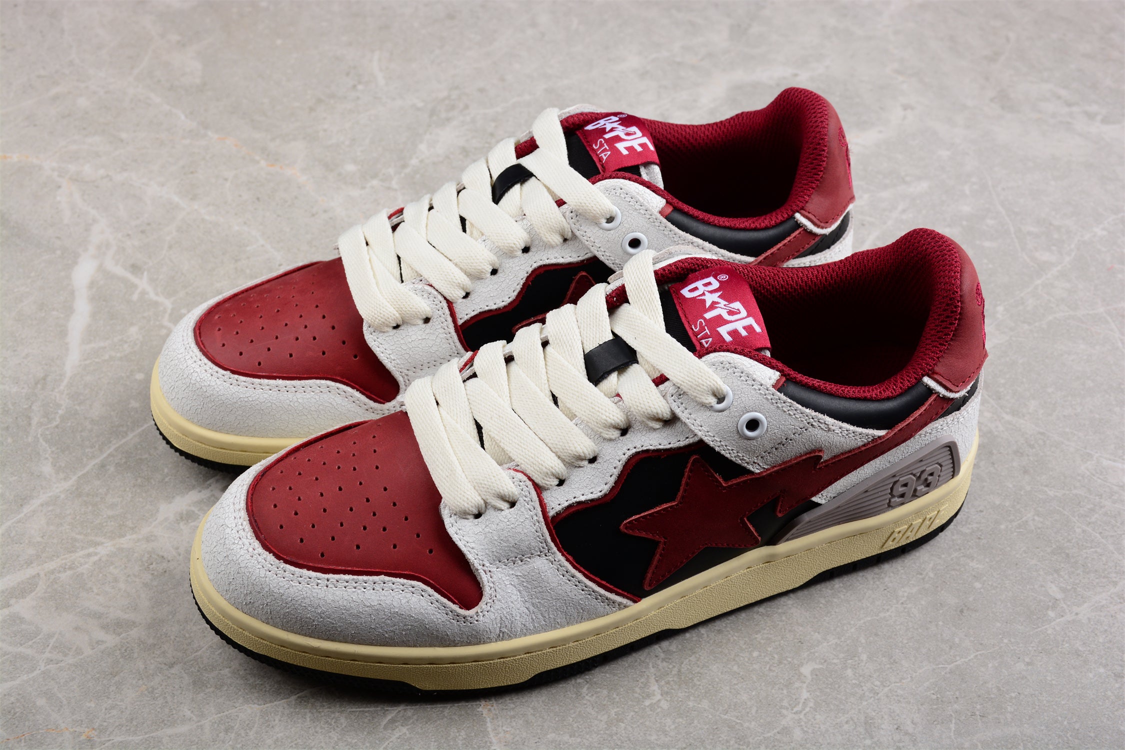 Bape Sk8 Sta - Red/Grey