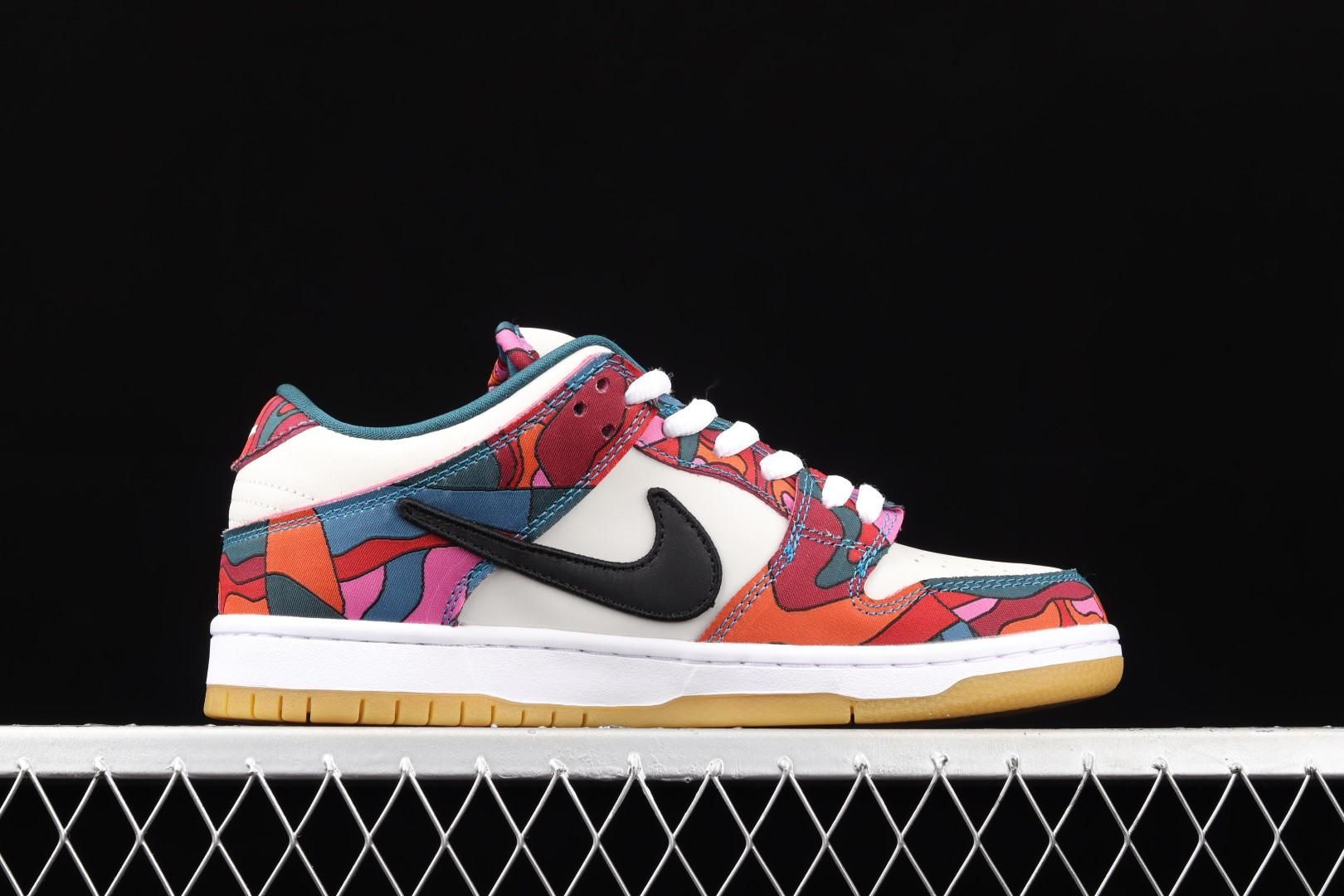 NikeWMNS SB Dunk Low Pro - Parra Abstract Art