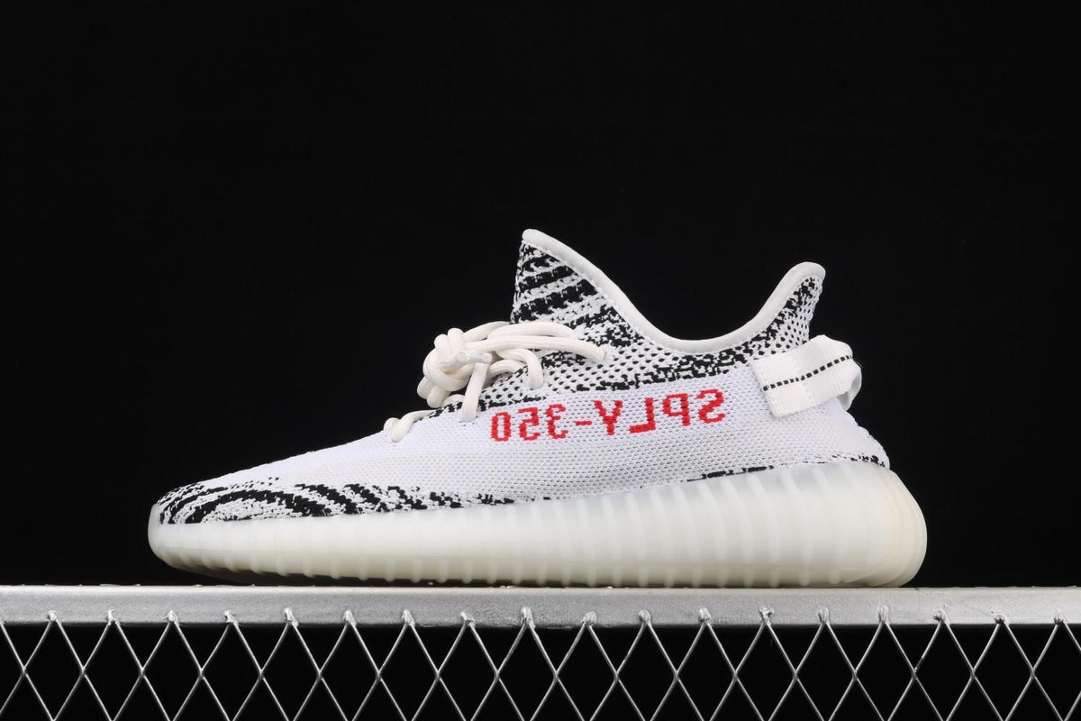 adidasMens Yeezy Boost 350 V2 - Zebra