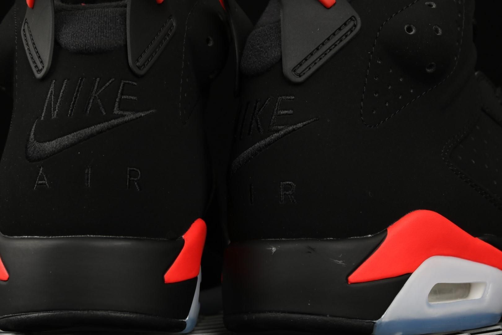 Air Jordan 6 AJ6 Retro Black - Infrared