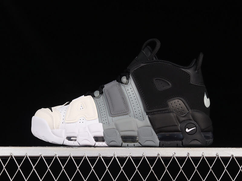 NikeUnisex Air UpTempo Low - Black Grey White