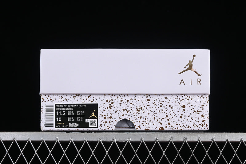 Air Jordan 4 AJ4 Retro - Metallic Gold