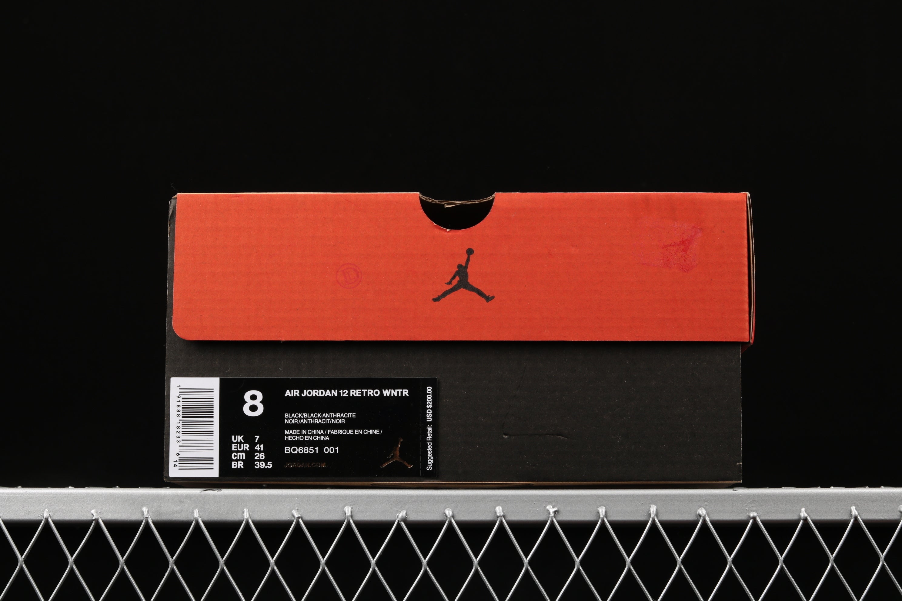 Air Jordan 12 AJ12 Retro - Winter Black