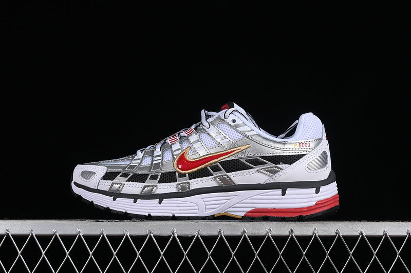 NikeUnisex P-6000 - White Gold Red