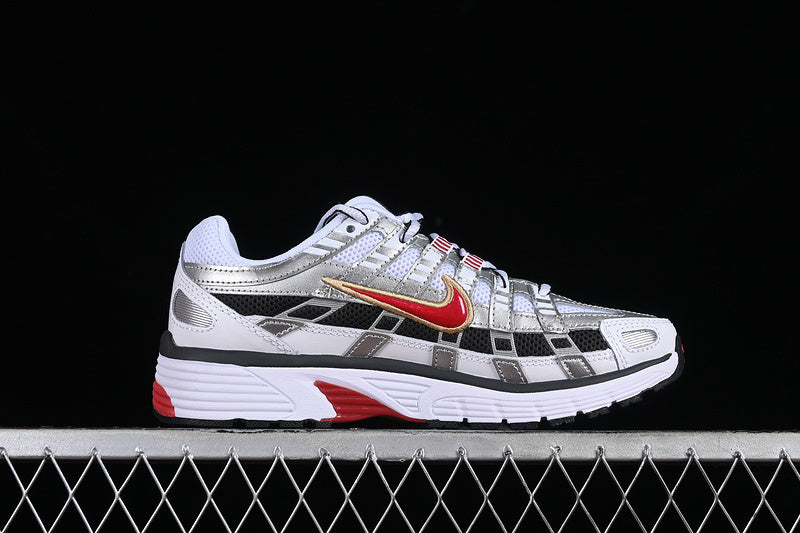 NikeUnisex P-6000 - White Gold Red