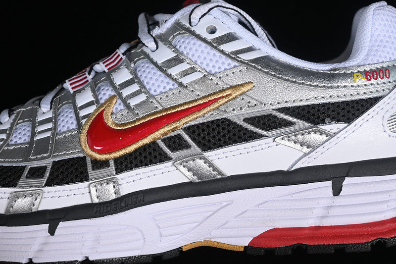 NikeUnisex P-6000 - White Gold Red