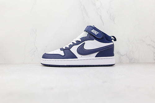 NikeUnisex Court Borough Mid 2 - White Blue Void