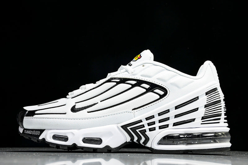 NikeMens Air Max Plus 3 White/Black