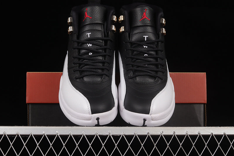 Air Jordan 12 AJ12 Retro - Black White