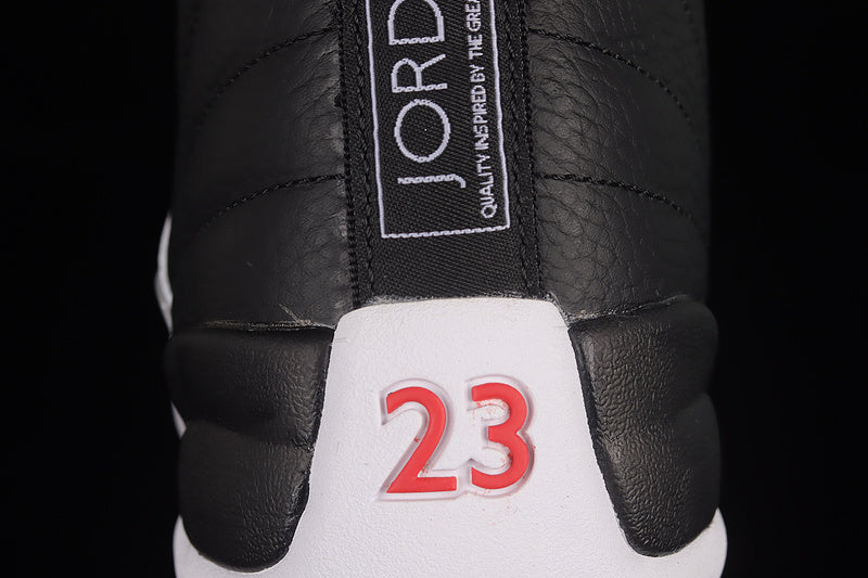 Air Jordan 12 AJ12 Retro - Black White