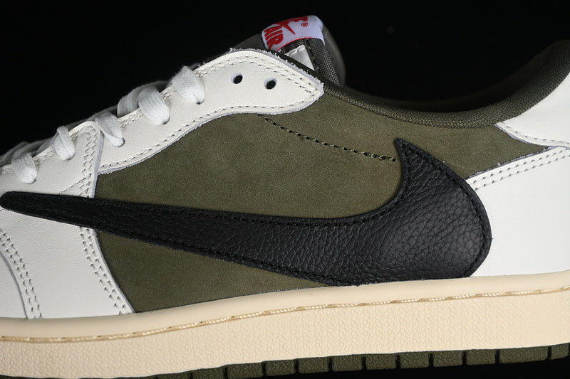 Travis Scott x Air Jordan 1 AJ1 Low  - Medium Olive