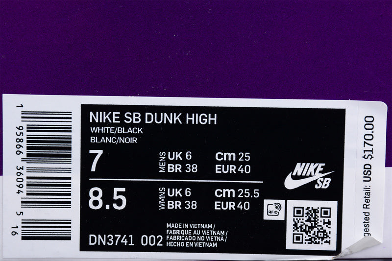 NikeUnisex SB Dunk High - Supreme Black