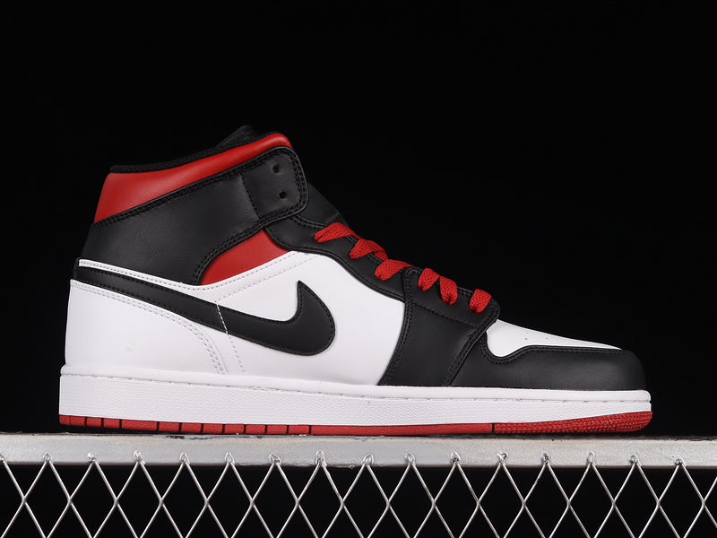 Air Jordan 1 AJ 1 Mid - Gym Red Black