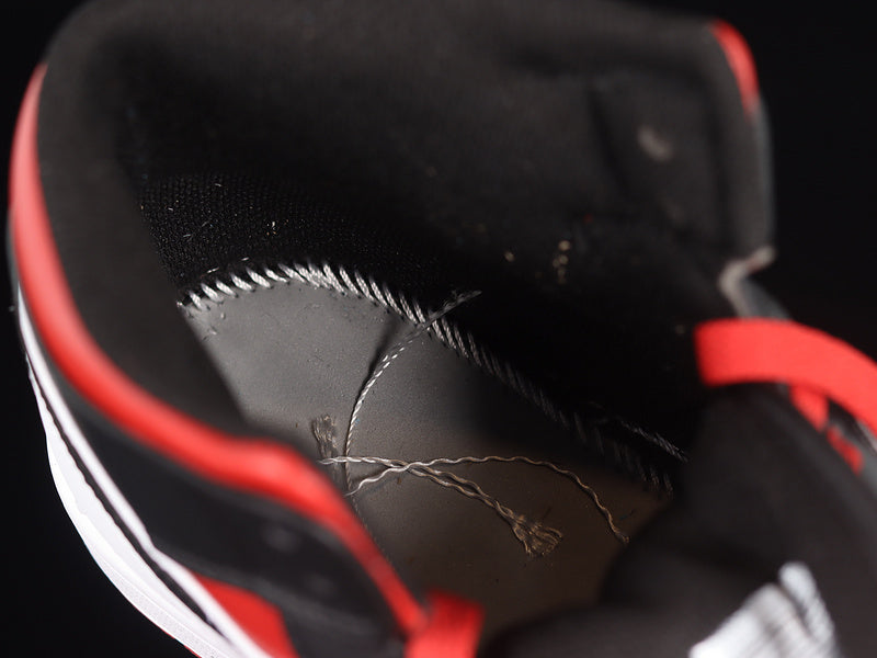 Air Jordan 1 AJ 1 Mid - Gym Red Black