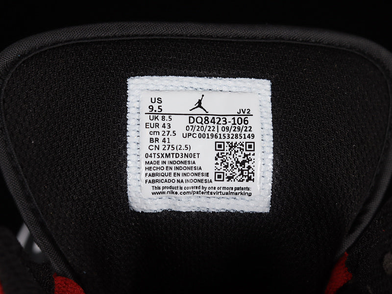Air Jordan 1 AJ 1 Mid - Gym Red Black