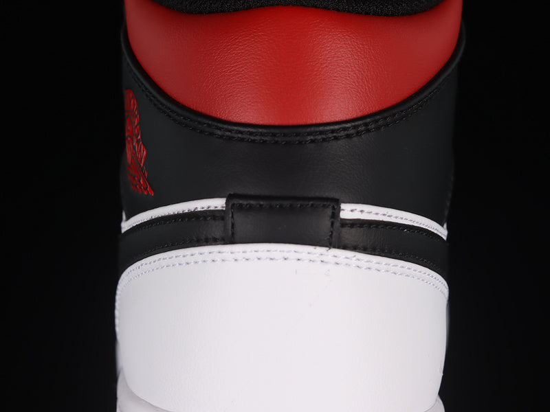 Air Jordan 1 AJ 1 Mid - Gym Red Black