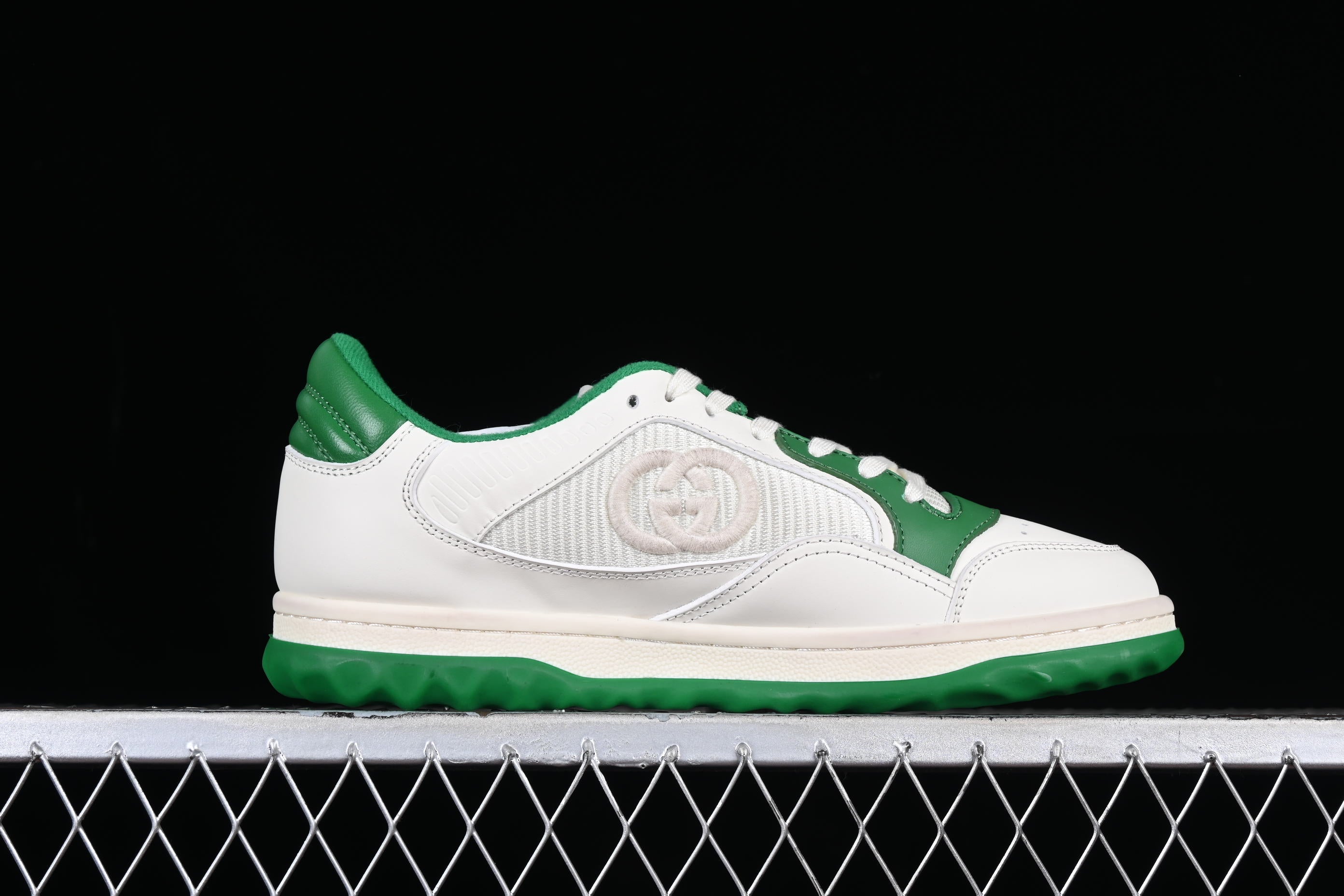 GucciMens Max 80 Leather - White/Green