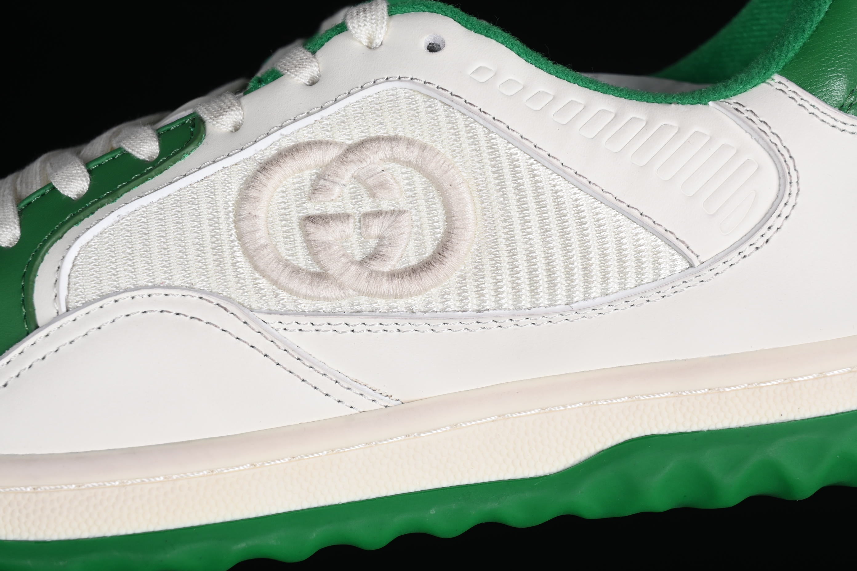 GucciMens Max 80 Leather - White/Green