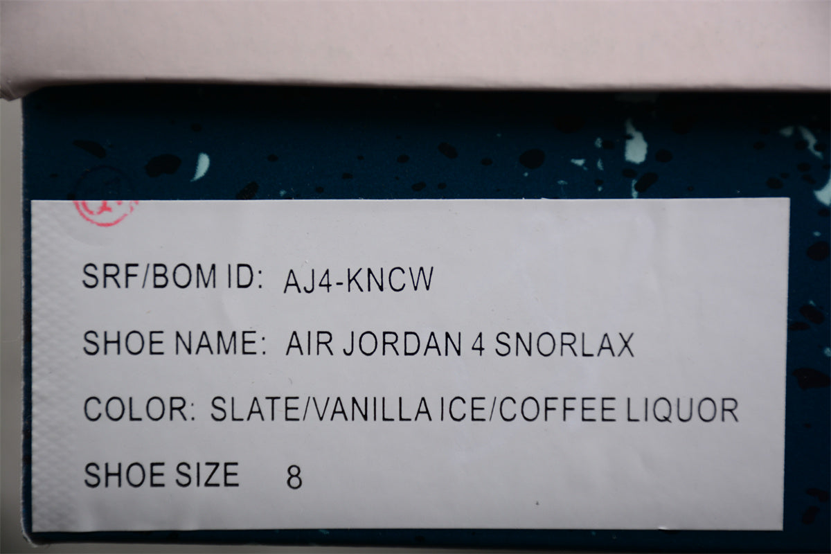 Air Jordan 4 AJ4 - Snorlax