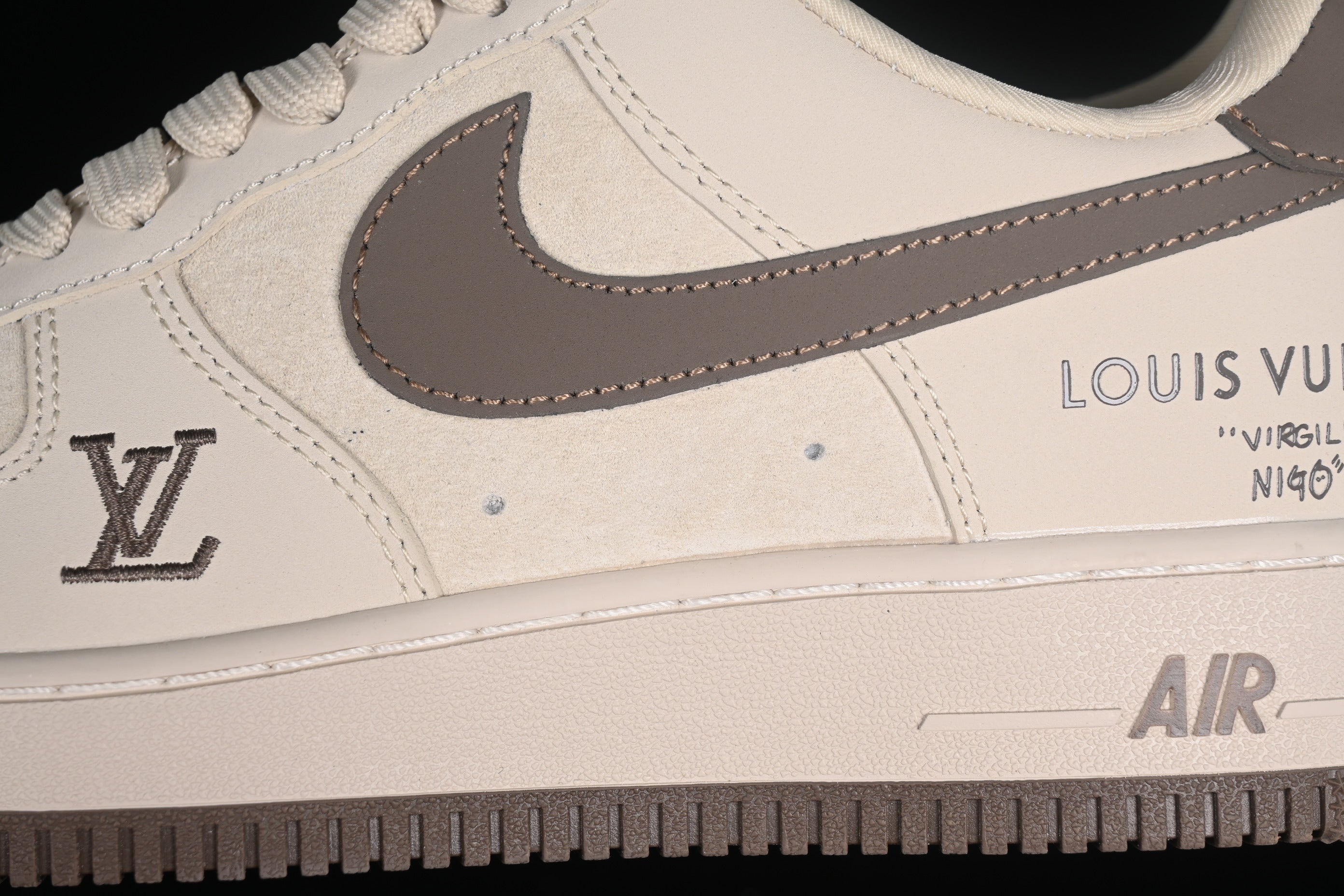 NikeMens Air Force 1 AF1 Low LV - Dark Brown