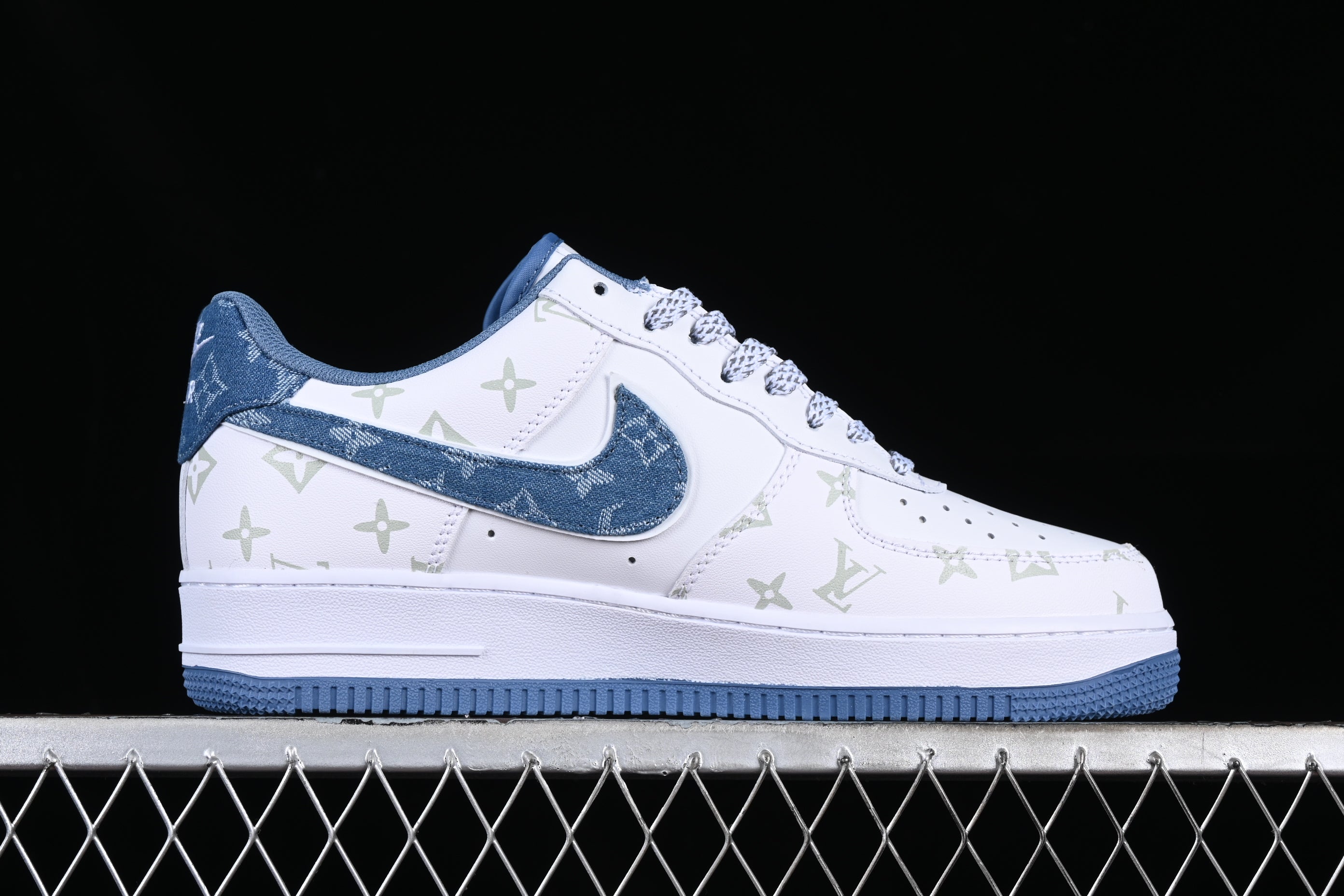 Louis Vuitton x NikeMens Air Force 1 AF1 - Denim Blue