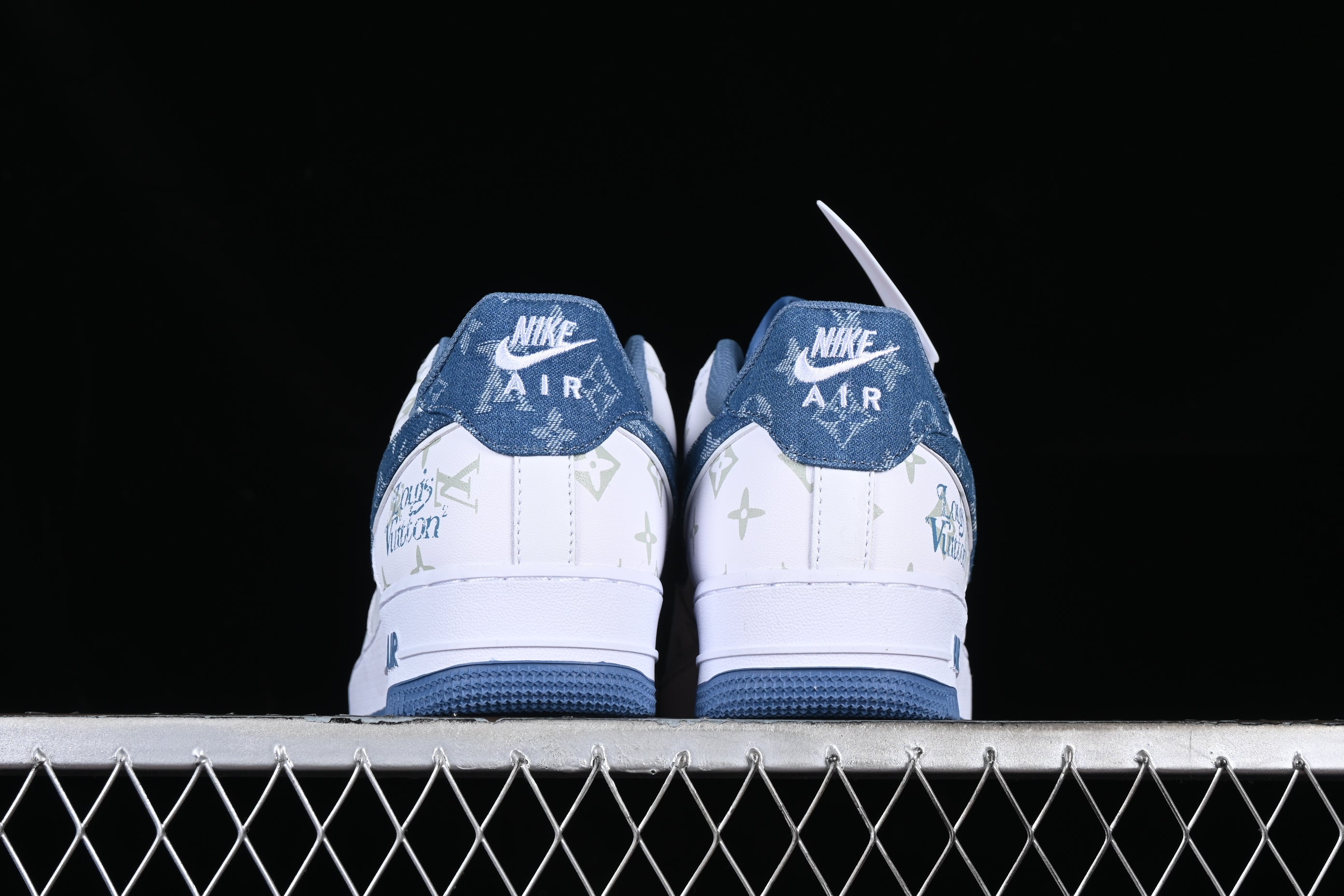 Louis Vuitton x NikeMens Air Force 1 AF1 - Denim Blue