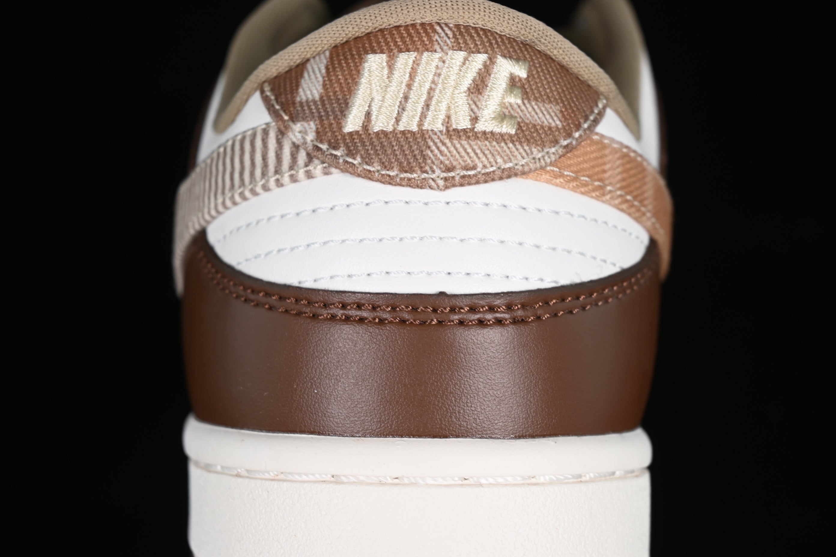 NikeMens Dunk Low - Brown Plaid
