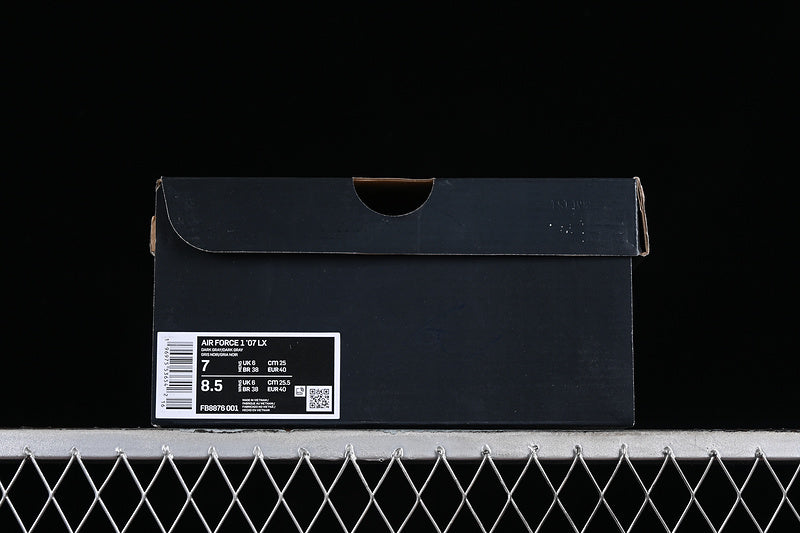 NikeUnisex Air Force 1 AF1 Low '07 - Black Red Stardust