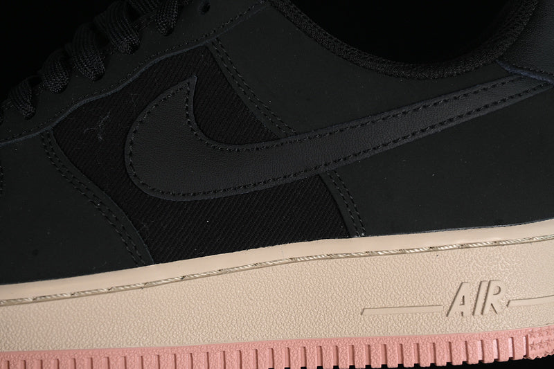 NikeUnisex Air Force 1 AF1 Low '07 - Black Red Stardust